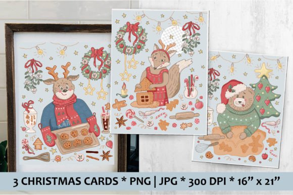 Christmas Cards. Christmas Bakery Embroidery Design Review