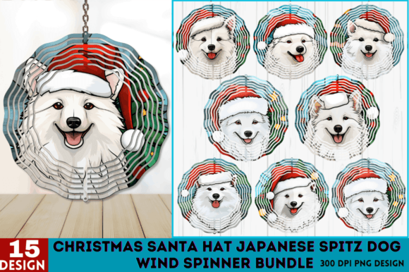 Christmas Japanese Spitz Wind Spinner Review