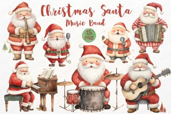 Christmas Santa Music Band Sublimation: A Designer's Review
