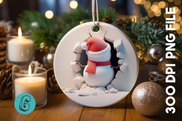 Snowman Christmas Ornament Back 43 Illustrations Review